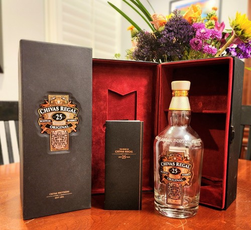 Chivas regal year - 25-year, bottle